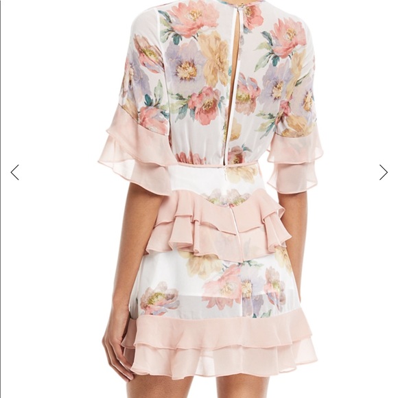 NWOT La Maison Talulah Darcy Floral-Print Mini Dress - Picture 2 of 6